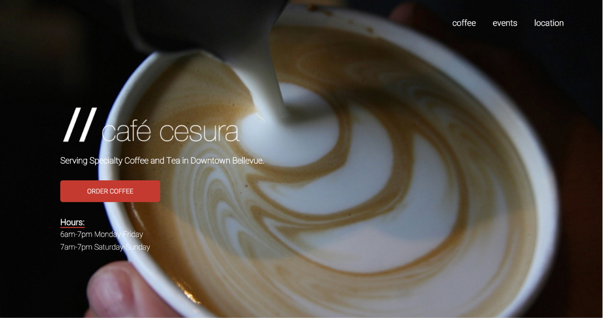 Café Cesura Screen Capture